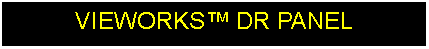Text Box: VIEWORKS DR PANEL